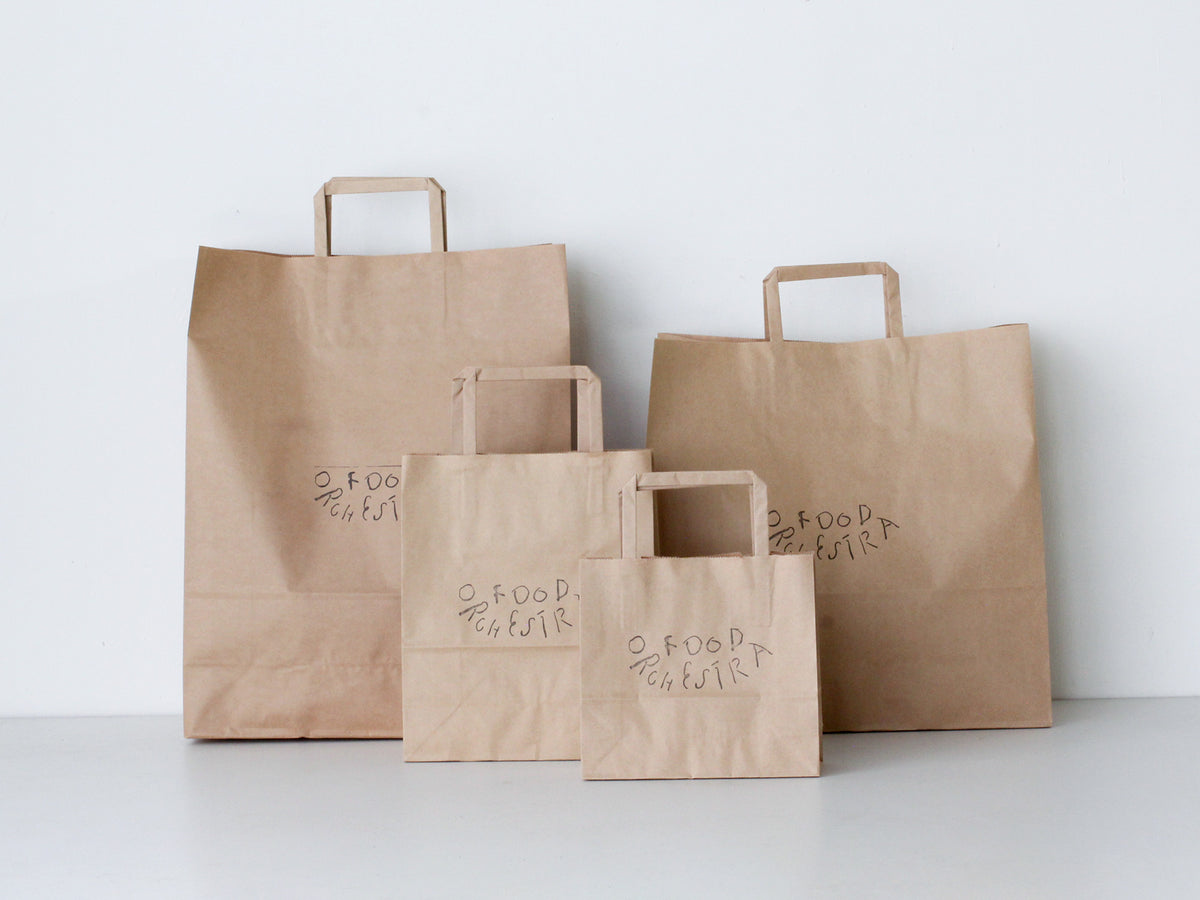 ロゴ入り手提げ紙袋 – FOOD ORCHESTRA