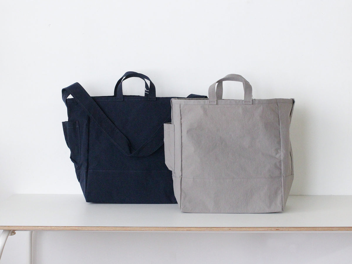 ANUNFOLD／アヌンフォルド Side Pocket pt グレー ANUNFOLDSIDE POCKET TOTE – FOOD ORCHESTRA