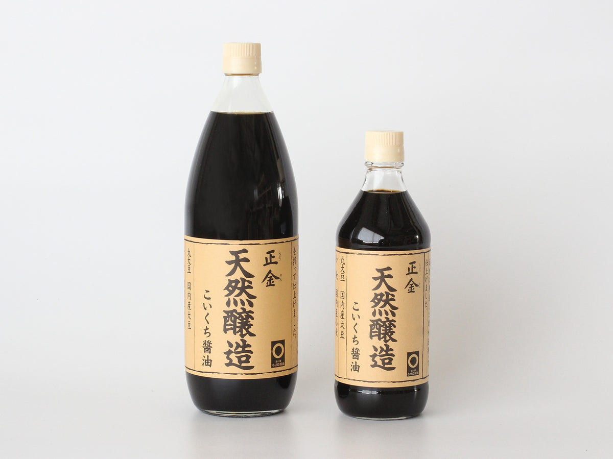 小豆島 正金醤油　天然醸造　うすくち生醤油　500ml(2本セット）薄口醤油