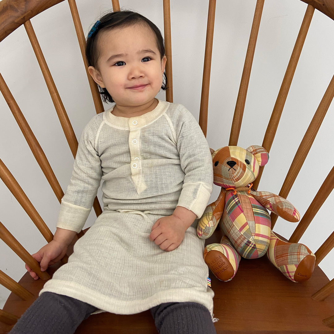 joha　ベビースリーピングブラウス（メリノウール）