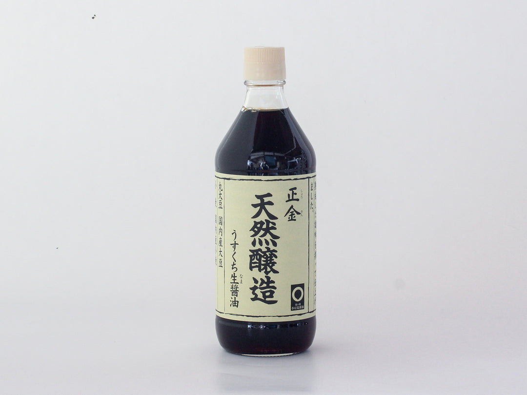 正金醤油の天然醸造 うすくち生醤油 500ml