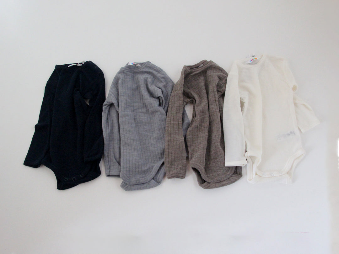 joha ベビーロングスリーブ（メリノウール）80