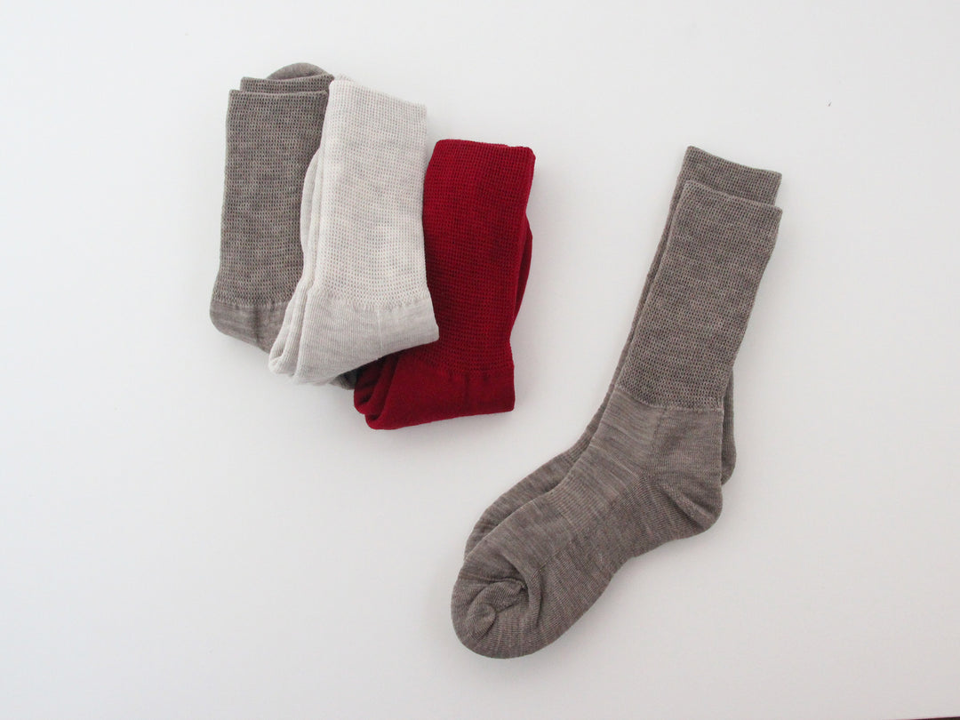 Gluck und Gute  絹ウール二層靴下