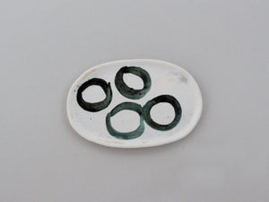 小黒ちはる オーバル皿 11-6