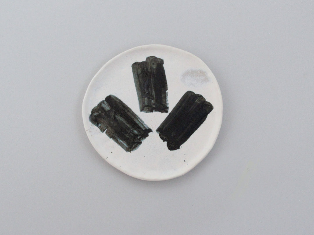 小黒ちはる 6寸皿 絵付け 9-8