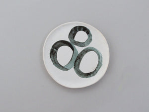 小黒ちはる 6寸皿 絵付け 9-9