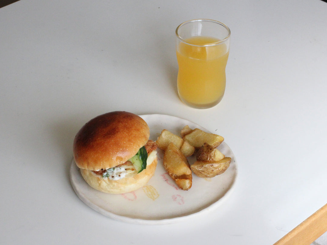 小黒ちはる 6寸皿 絵付け 9-6