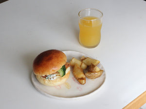 小黒ちはる 6寸皿 絵付け 9-6