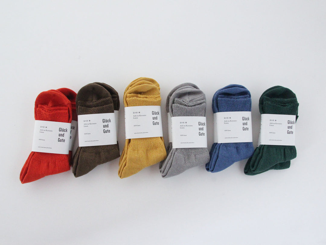 Gluck und Gute 足の衣「麻」L寸（25-27cm）