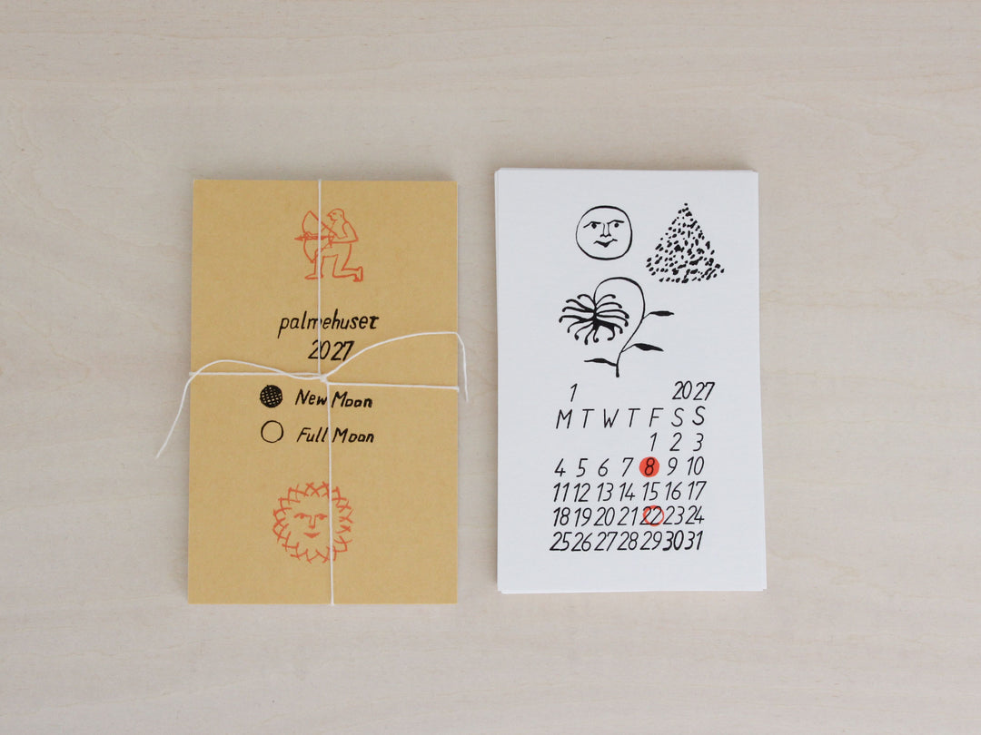 palmehuset MONTHLY CALENDAR 2027